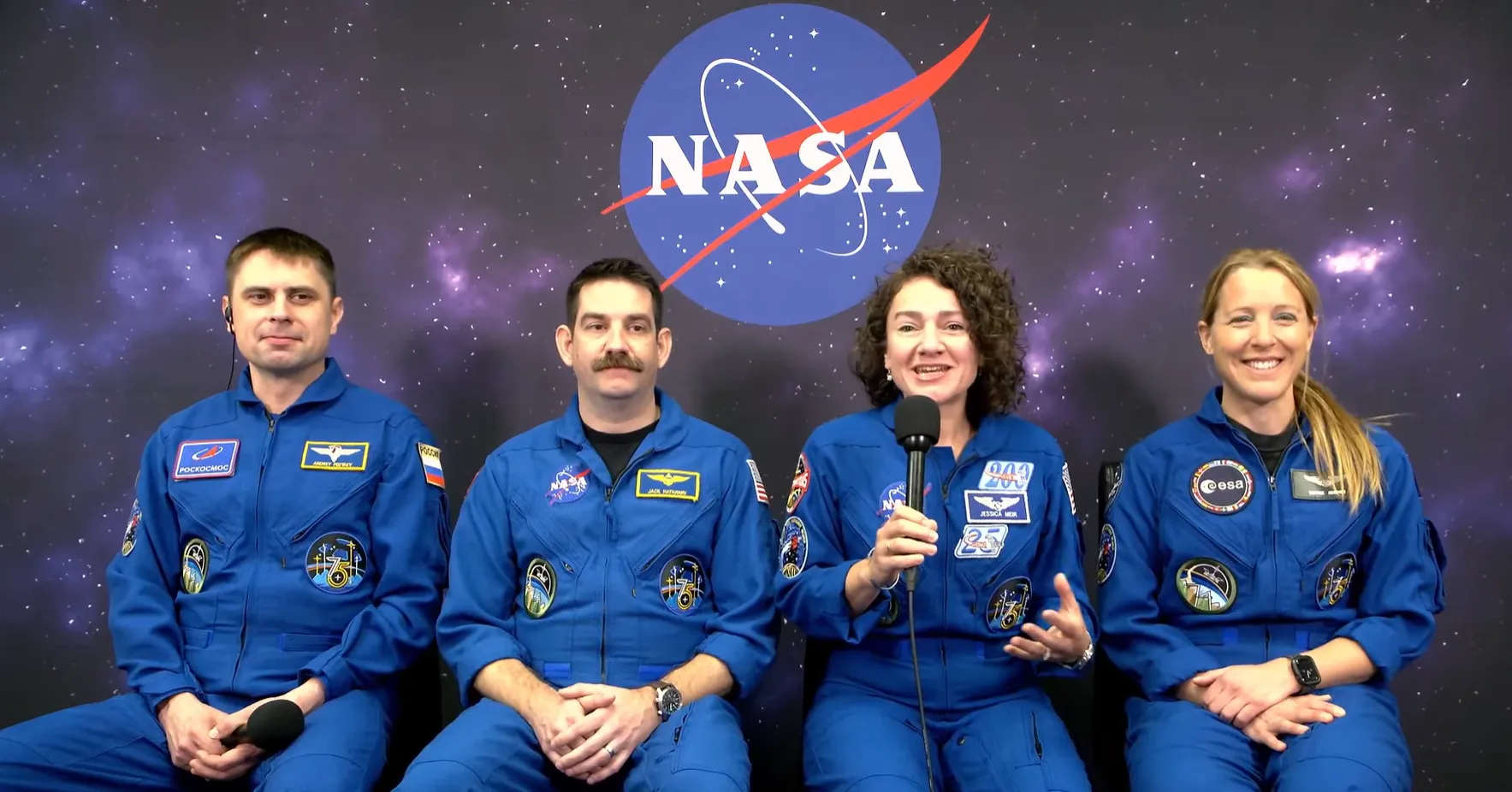 NASA’s SpaceX Crew-12 Answer Questions from Quarantine — NASA Science