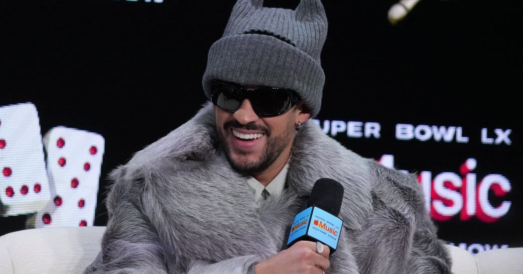 Bad Bunny Set to Headline Super Bowl Halftime Show — NYT > Arts