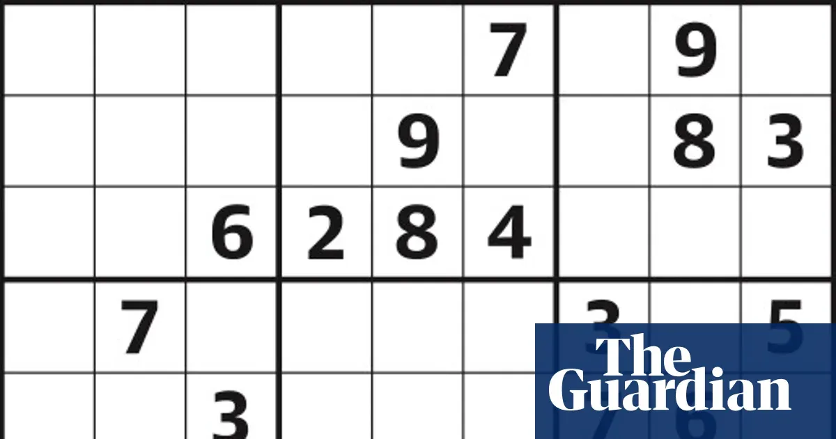 Sudoku 7,204 easy — Lifestyle | The Guardian