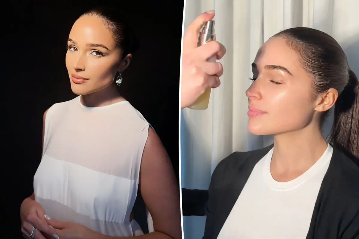 Makeup artist credits D'Alba spray serum for Olivia Culpo's red carpet glow — Pagesix