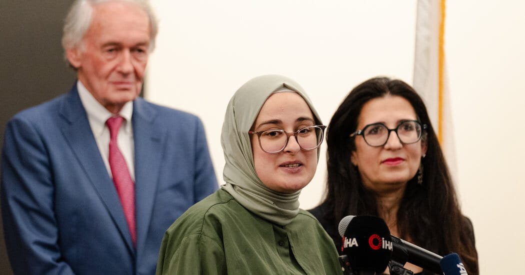 Immigration Judge Rules Tufts Student Cannot Be Deported — NYT > Education