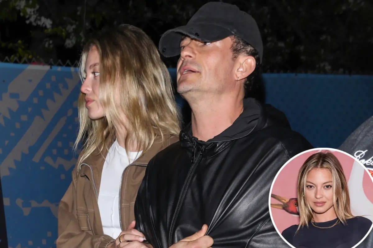 Orlando Bloom spotted leaving Super Bowl with Swiss model — Pagesix