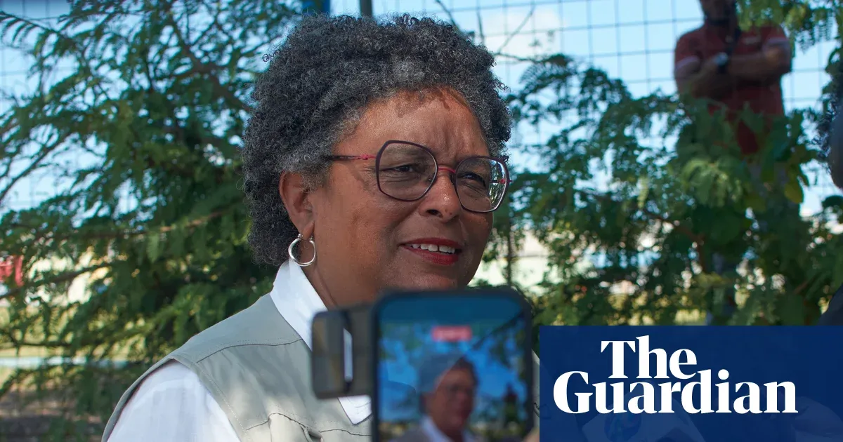 Mia Mottley wins third term as BLP takes all seats — World news | The Guardian