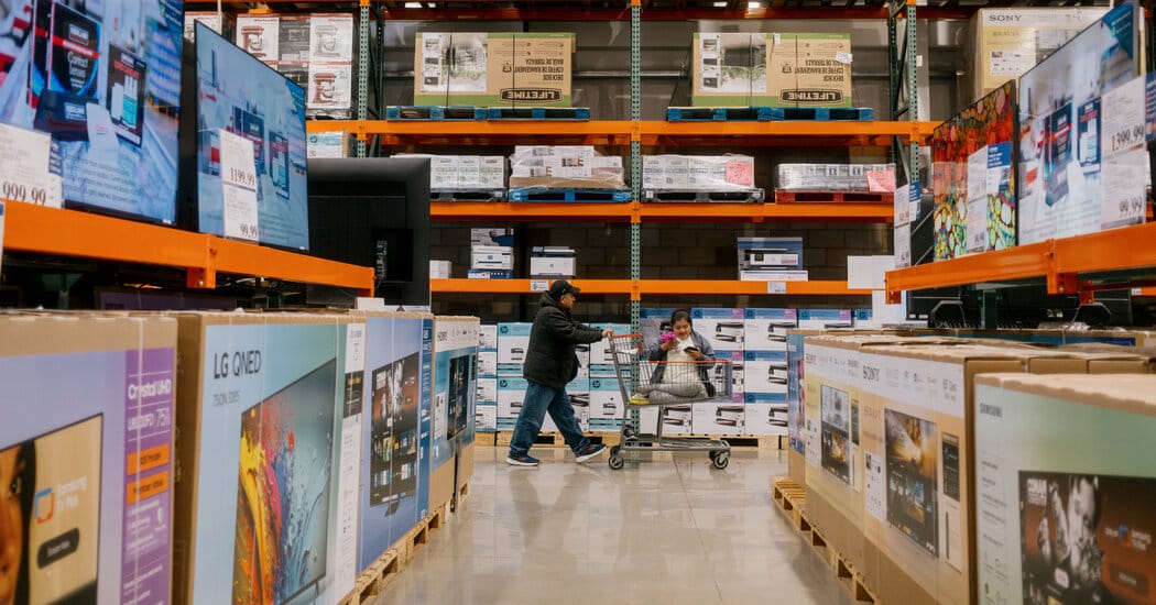 Most tariff costs fall on U.S. firms and consumers, Fed study finds — NYT > Business > Economy