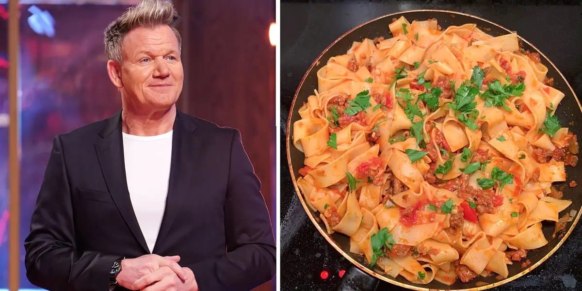 I made five Gordon Ramsay pasta dishes and ranked them — Businessinsider