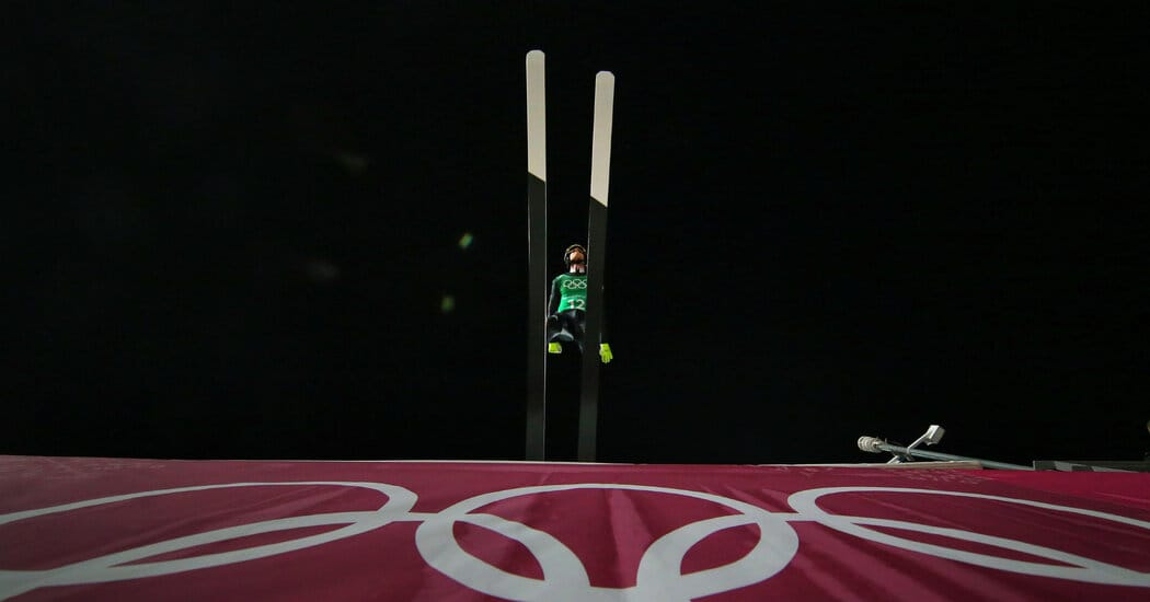 Goggles Give Ski Jumpers Real-Time Takeoff Feedback — NYT > Technology