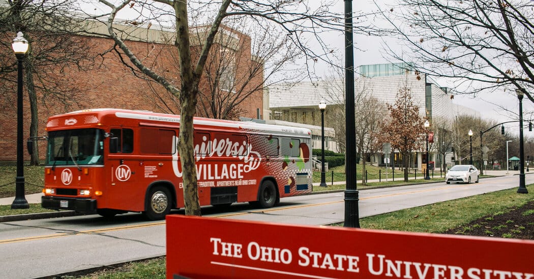 Ohio State Professor Put on Leave After Tackling Filmmaker — NYT > Education