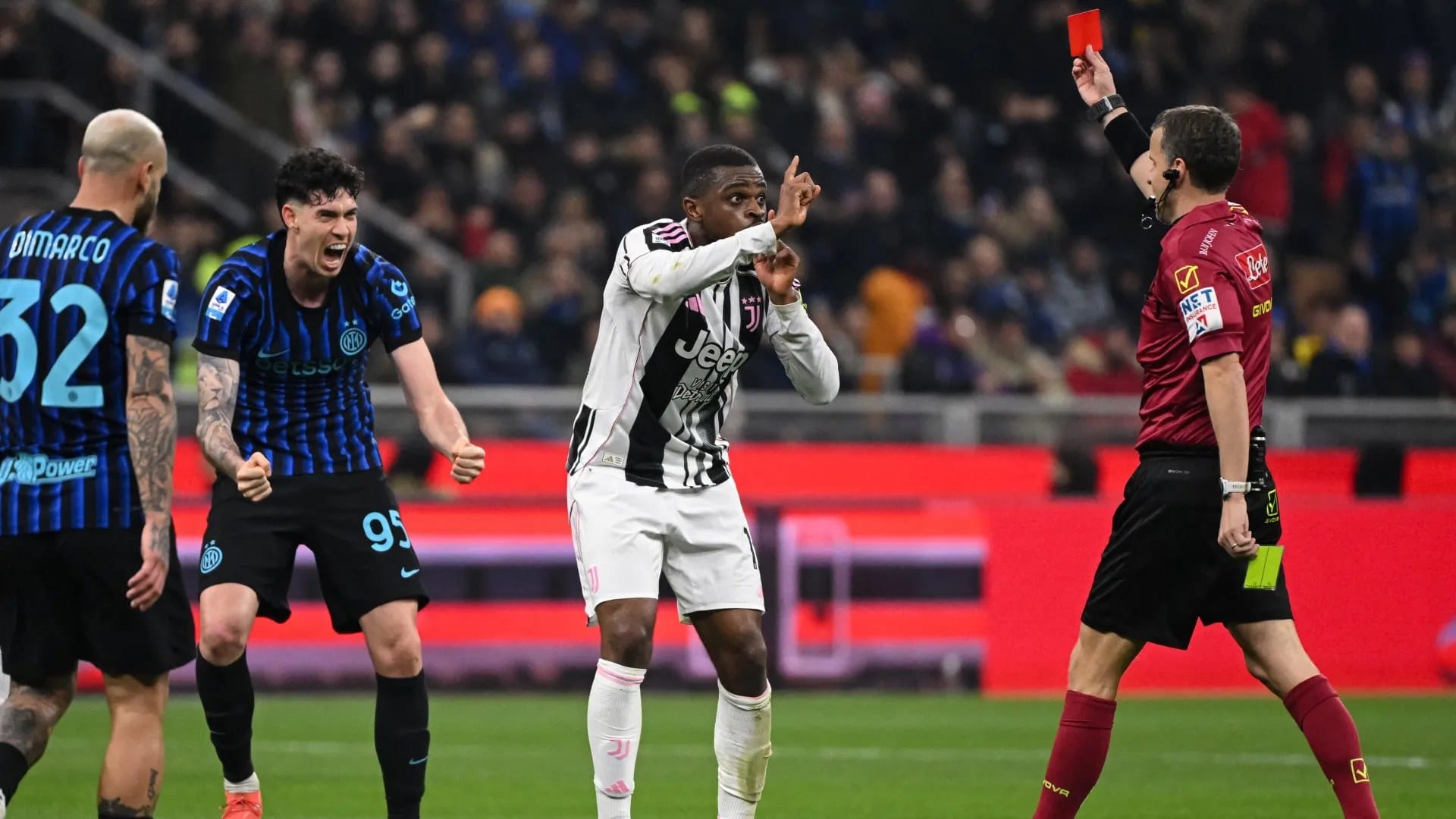 Inter star called 'cheat' as Serie A chief apologises for wrong red card — Goal