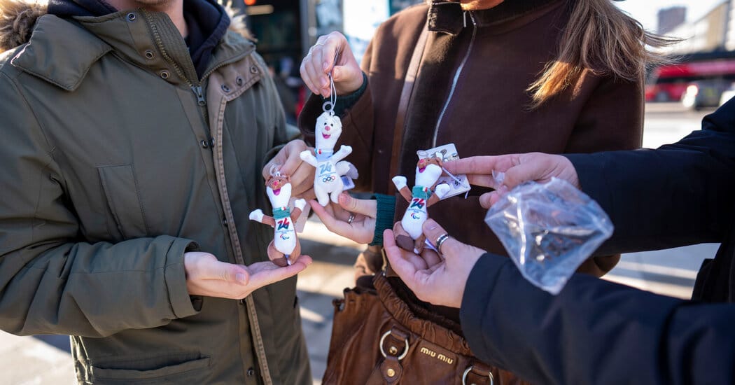 Tina and Milo Plush Mascots Sell Out Across Milan — NYT > World > Europe