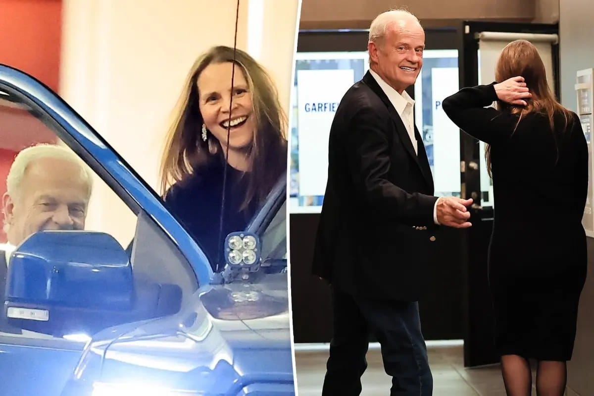 Kelsey Grammer, 70, and wife Kayte Walsh, 47, on rare Valentine’s Day dinner — Pagesix