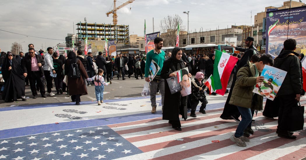 As Diplomats Talk, Pentagon Prepares for Possible War With Iran — NYT > World > Middle East