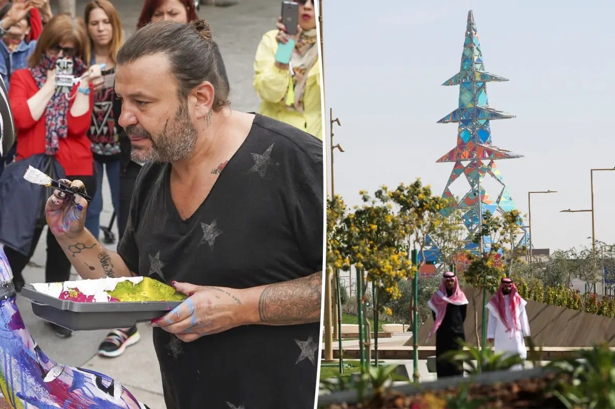 Domingo Zapata commissioned to paint giant mural in Riyadh — Pagesix
