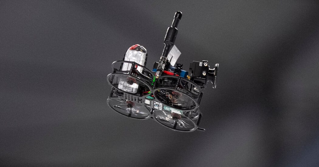 Flying Cameras Everywhere at the Winter Olympics — NYT > World News