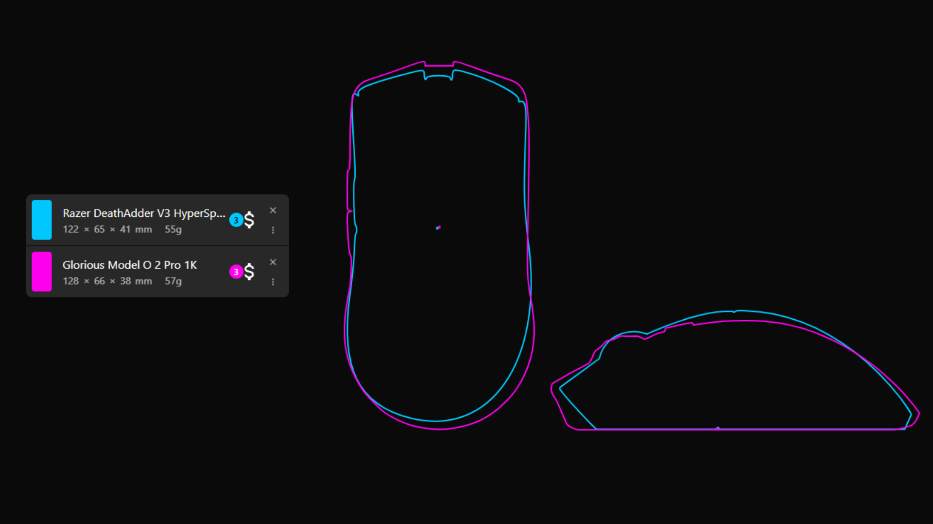 Nifty mouse comparison tool for conveying hand-feel — Pcgamer