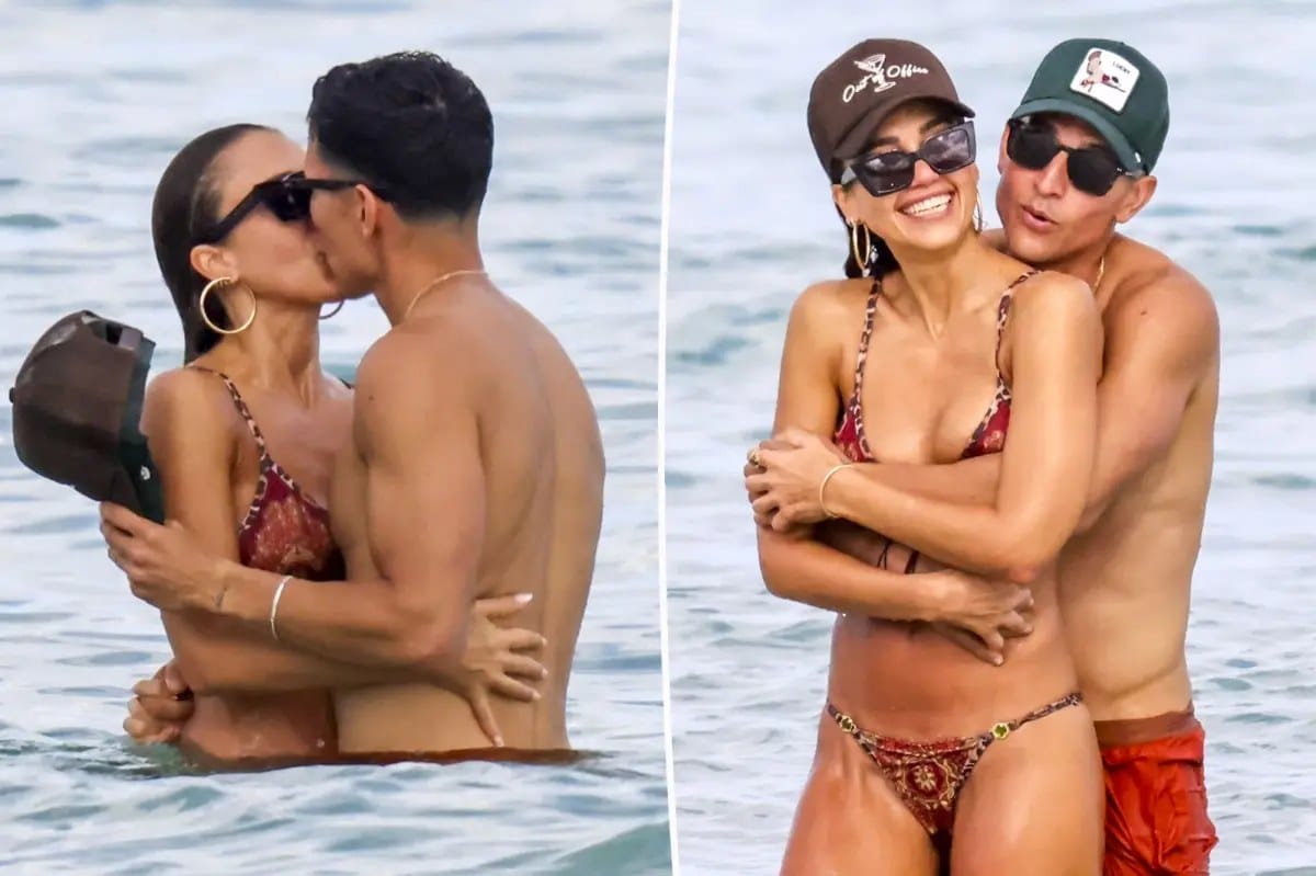 Jessica Alba and Danny Ramirez pack on the PDA in Miami — Pagesix