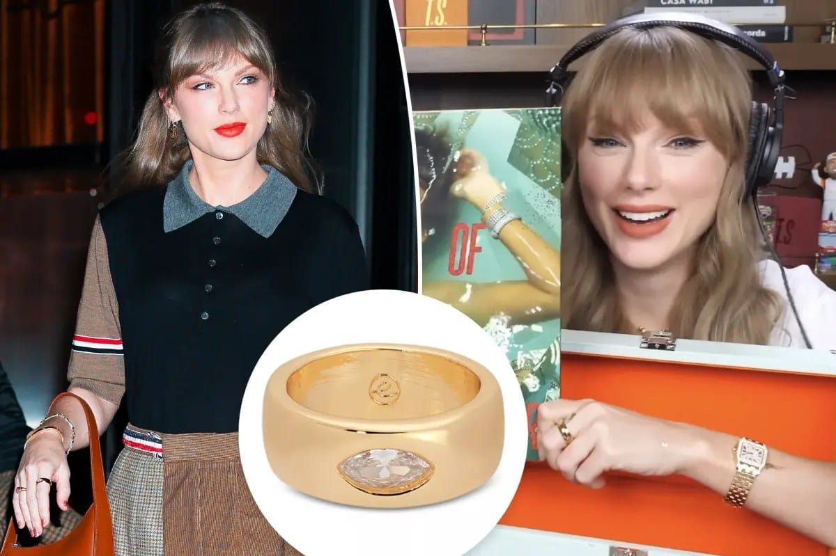 Gold ring matches Taylor Swift's go-to style — just $40 — Pagesix
