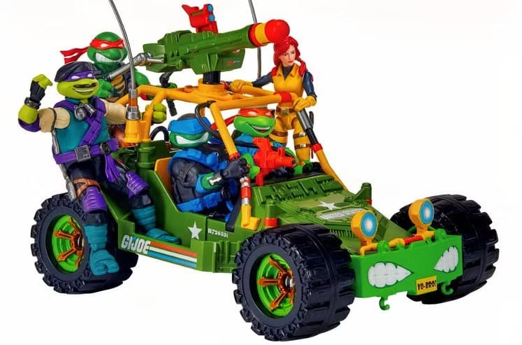 Playmates' final TMNT run goes out with a retro crossover — Polygon