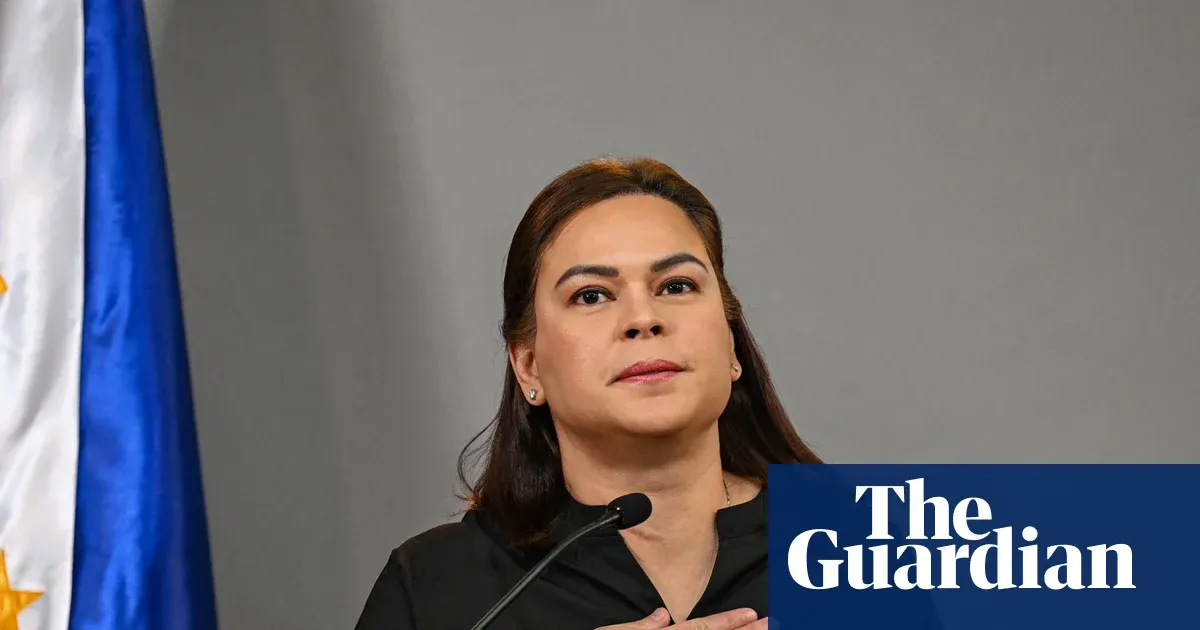 Philippine vice-president Sara Duterte announces 2028 presidential bid — World news | The Guardian