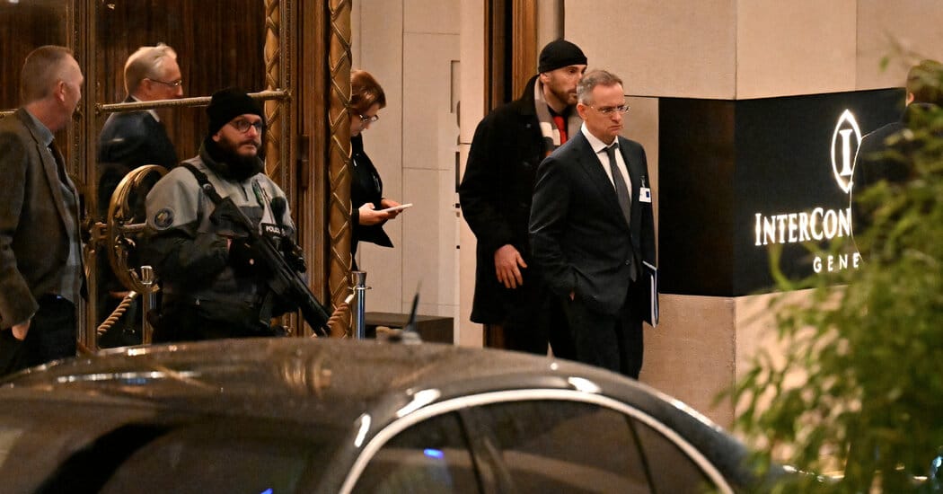 Talks on Russia-Ukraine War Enter 2nd Day in Geneva — NYT > World > Europe