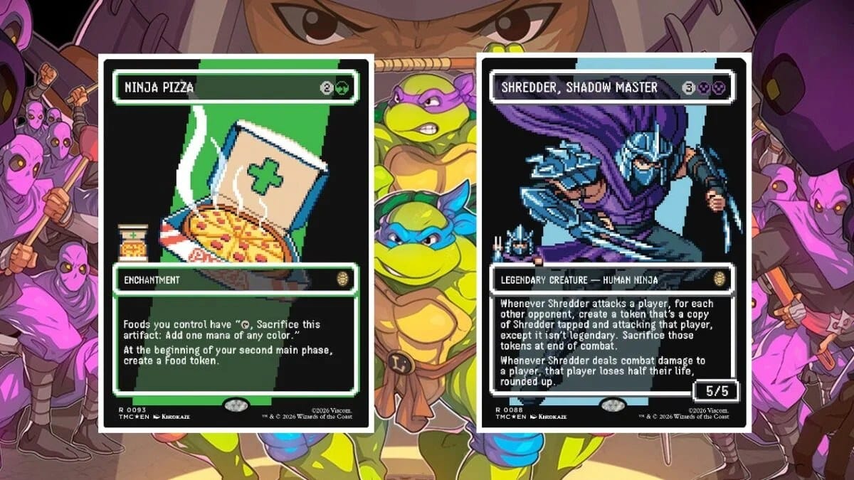 TMNT Magic: The Gathering Cards Evoke Classic Video Game Vibes — Kotaku