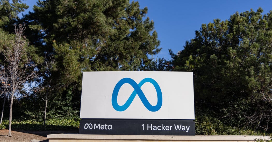 Meta Begins $65 Million State Election Push to Advance A.I. Agenda — NYT > U.S. > Politics