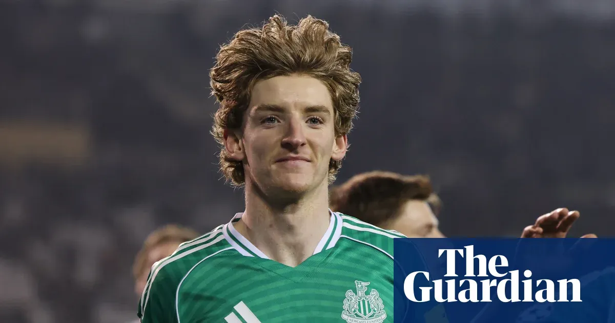 Anthony Gordon grabs four as Newcastle hit Qarabag for six in playoff — Football | The Guardian