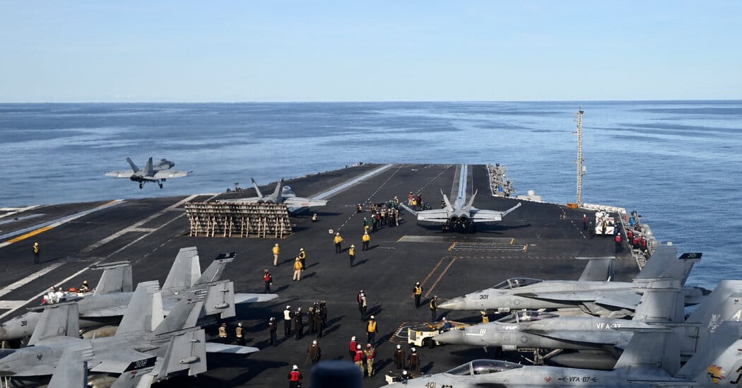 U.S. Military Moves Into Place as Trump Weighs Strikes on Iran — NYT > World > Middle East