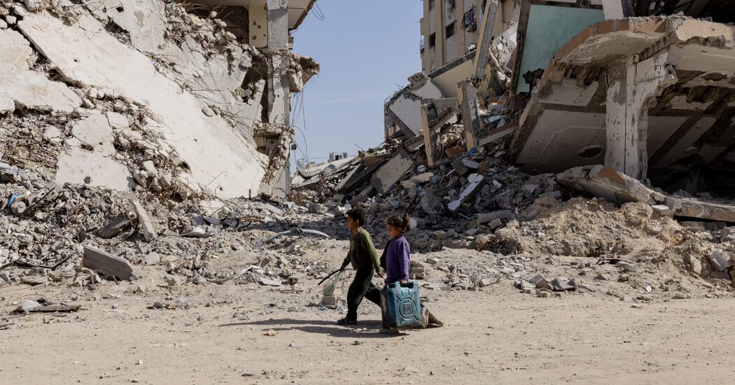 In Devastated Gaza, Grandiose Peace Plans Clash With Reality — NYT > World > Middle East
