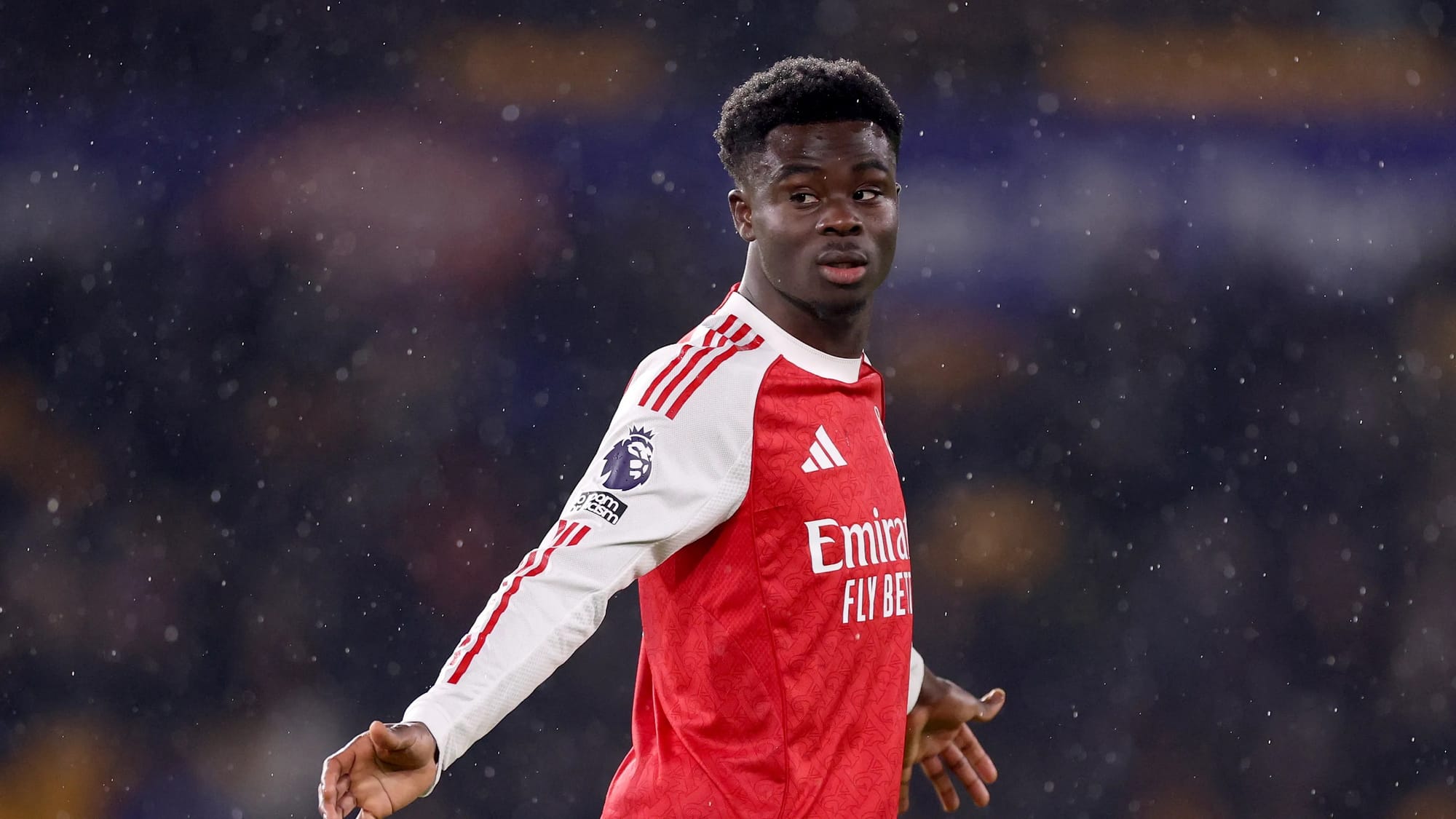 Hoddle criticises Saka's 'flat' reaction to Wolves draw — Goal