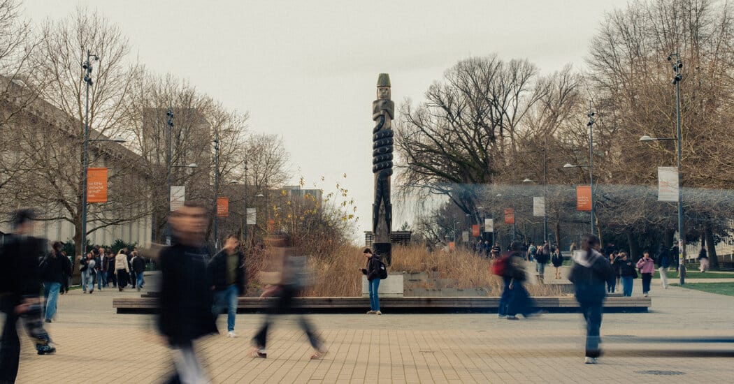 University of British Columbia Professors Sue School Over Political Correctness — NYT > World > Americas