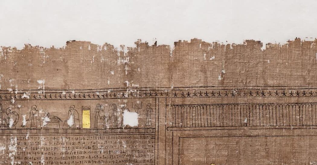 Writing an Ancient Egyptian Afterlife, in 21 Feet of Scroll — NYT > Arts
