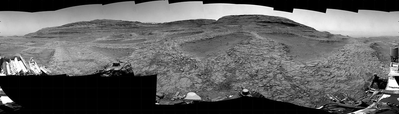 Sol 4791: Right Navigation Camera, Cylindrical Projection — NASA Science