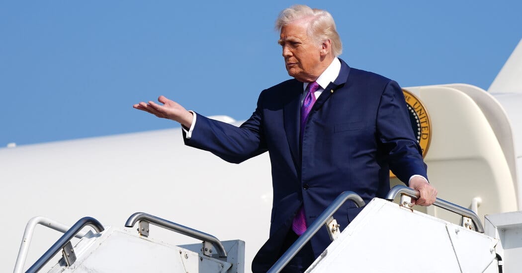 Trump Says He Will Release Files on Aliens and U.F.O.s — NYT > U.S. News