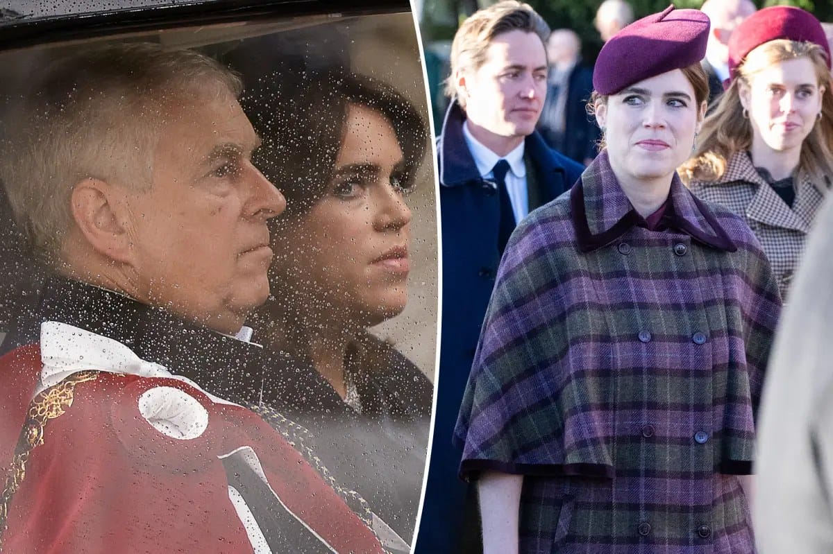 Princess Eugenie was skiing in Switzerland hours before her father's arrest — Pagesix