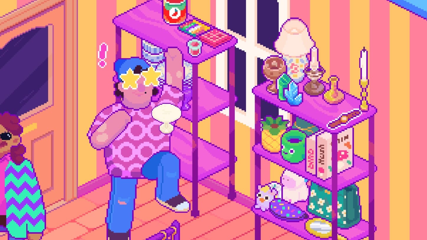 Thrifty Business demo lets you arrange tiny treasures on cozy shelves — Pcgamer