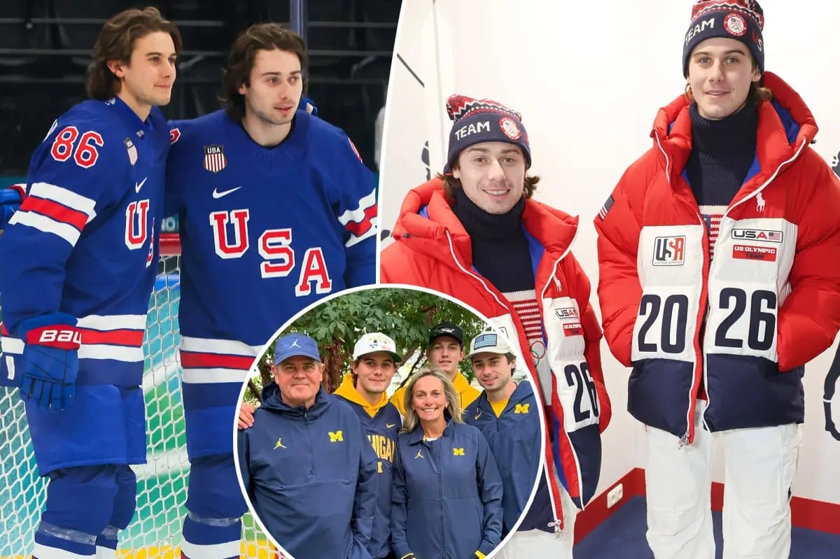 Jack and Quinn Hughes: Team USA’s brother duo and their Olympic coach mom — Pagesix