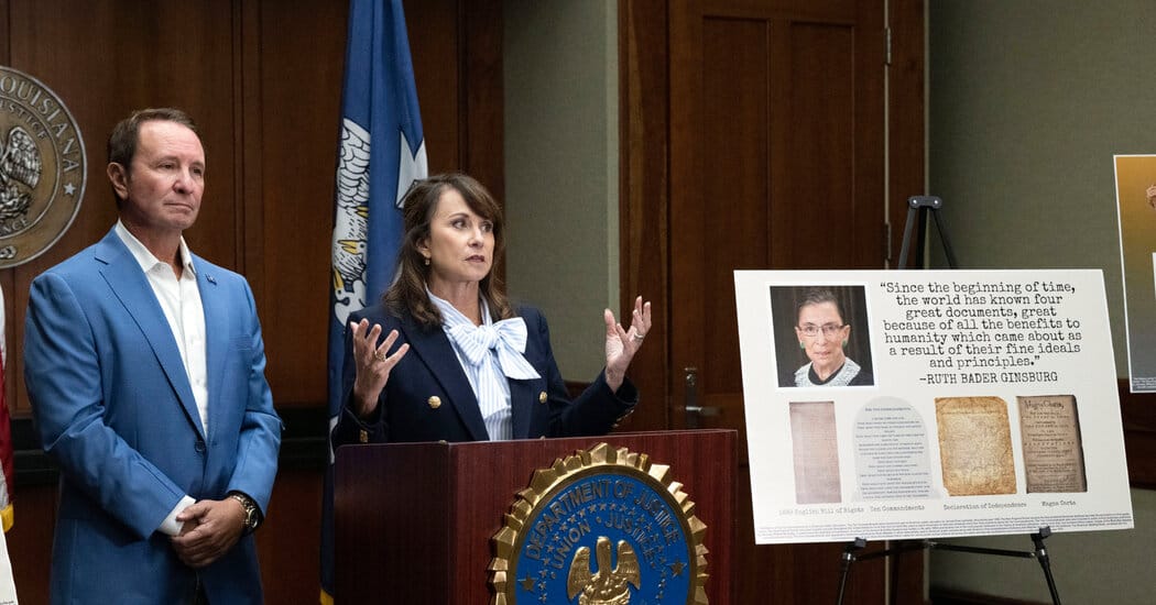 Court Clears Way for Louisiana Law Requiring Ten Commandments in Classrooms — NYT > Education