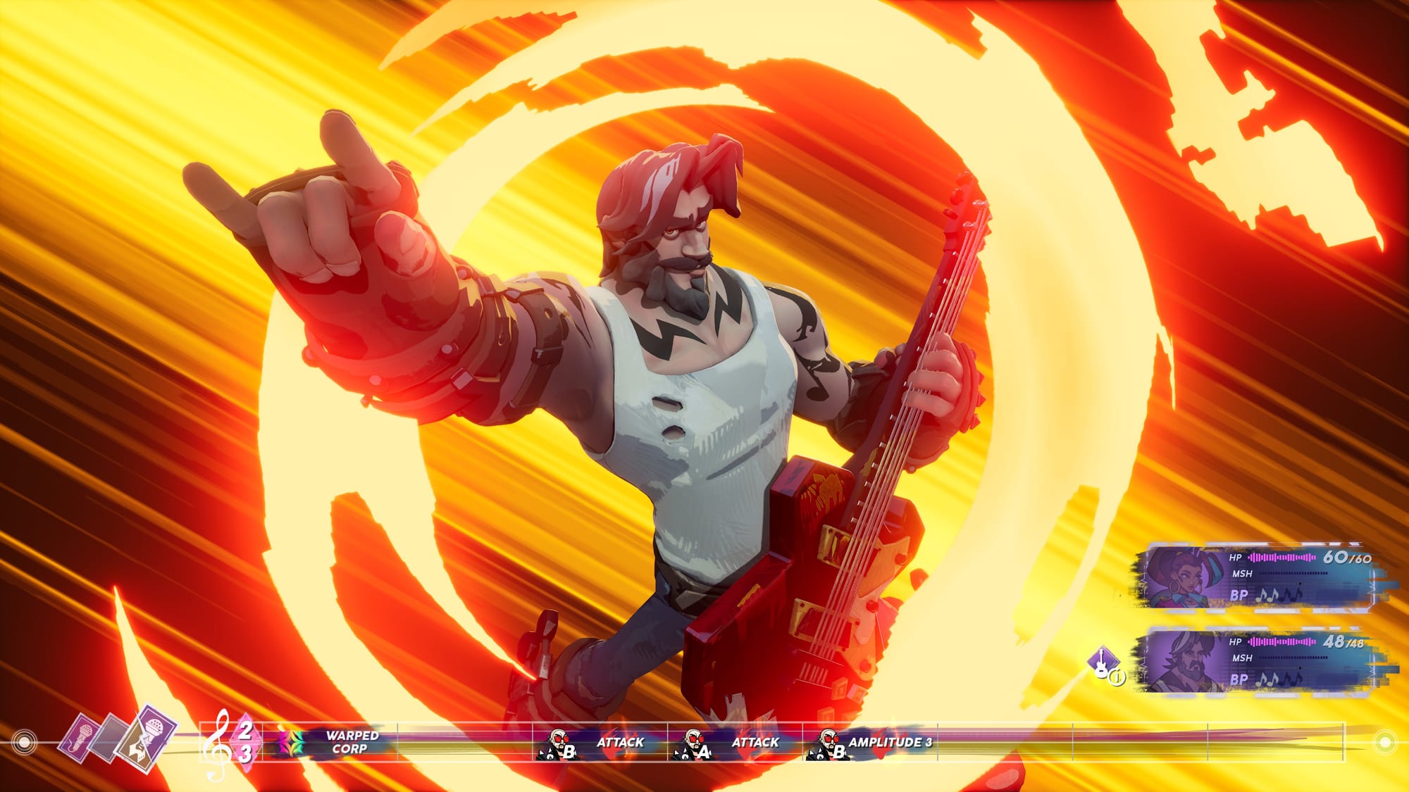 Musical RPG lets you beat up music snobs, but I stuck around for the puns — Pcgamer