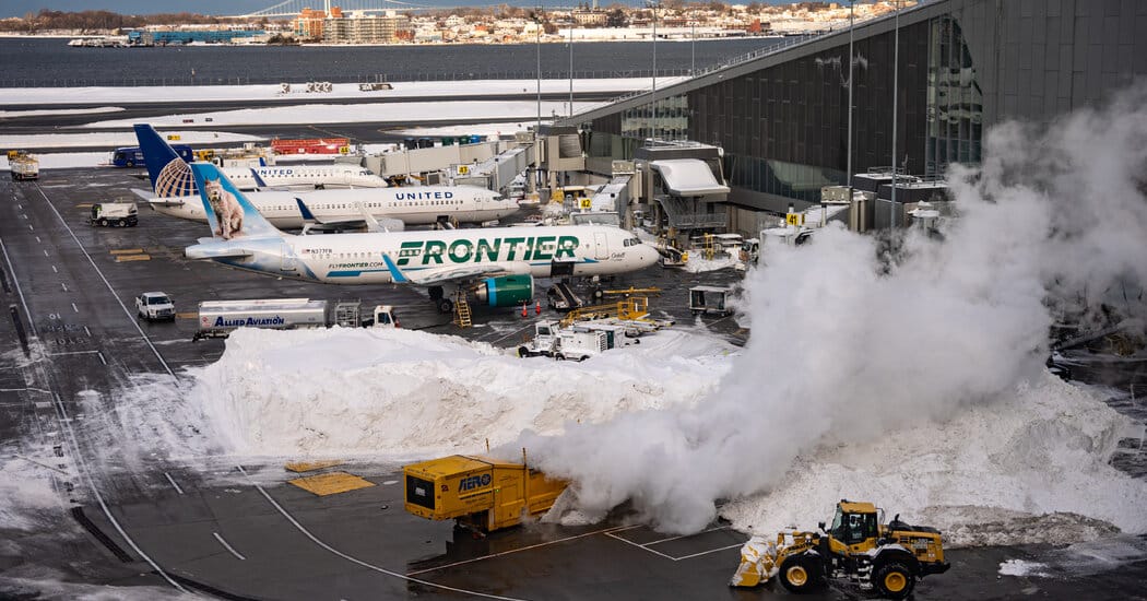 Traveling This Weekend? Here’s What to Know About the Snowstorm. — NYT > Business