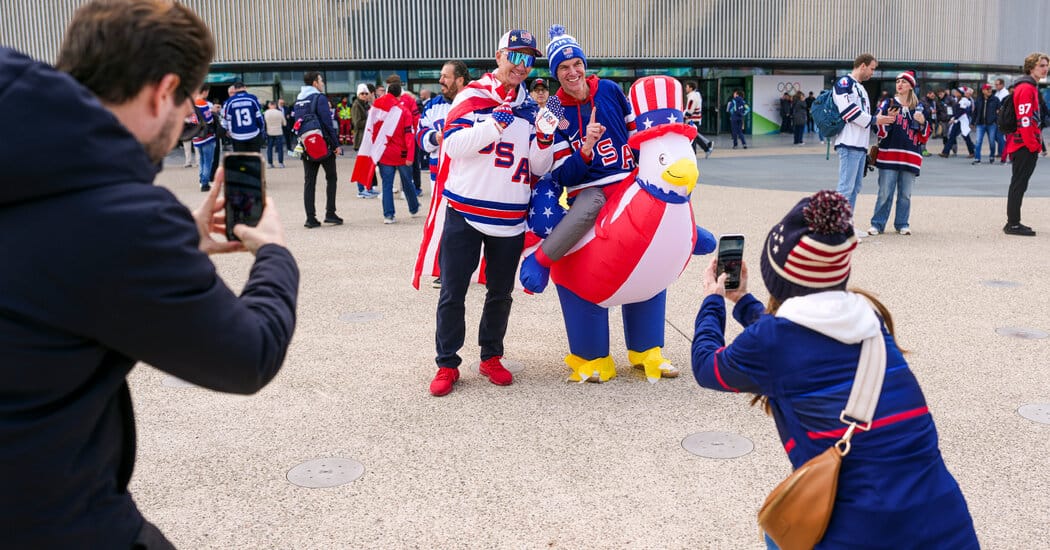 U.S.-Canada Tensions Turn Olympic Hockey Final Into a ‘Grudge Match’ — NYT > World > Europe
