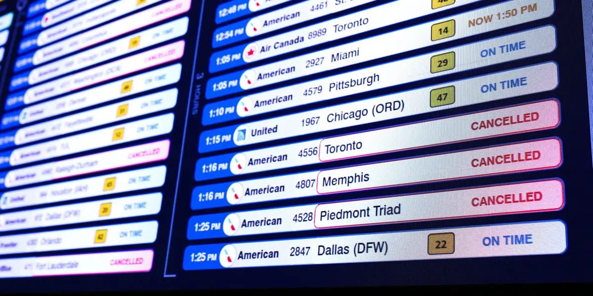 Thousands of flights canceled as winter storm arrives in Northeast — Businessinsider