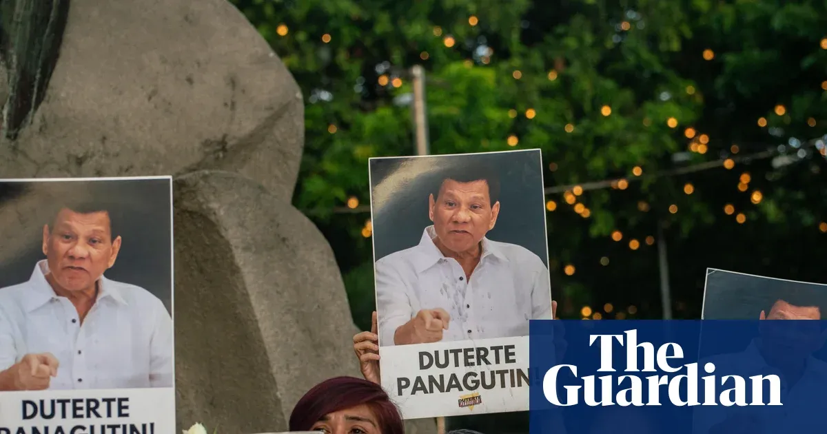 Duterte refuses to attend ICC pre-trial hearing as drug‑war case begins — World news | The Guardian