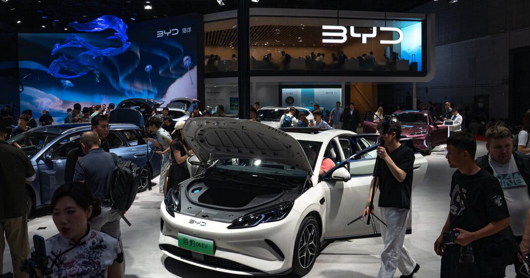Stock Slide and Slow Sales: What’s Happening in China’s E.V. Market? — NYT > Business