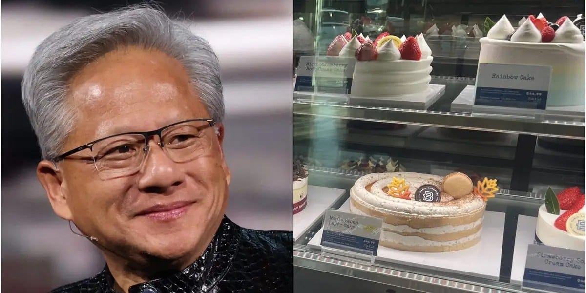 Jensen Huang celebrated his birthday with a Paris Baguette strawberry cake — Businessinsider