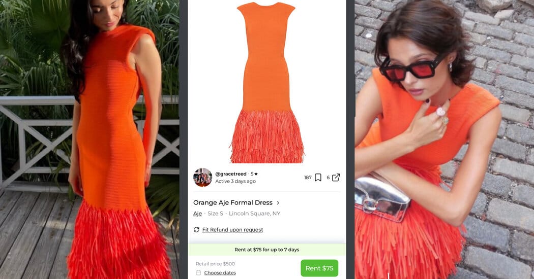 Pickle App Lets Users Rent Clothes Directly From Owners — NYT > Technology
