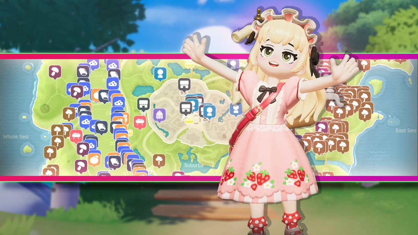 Heartopia interactive map — Polygon