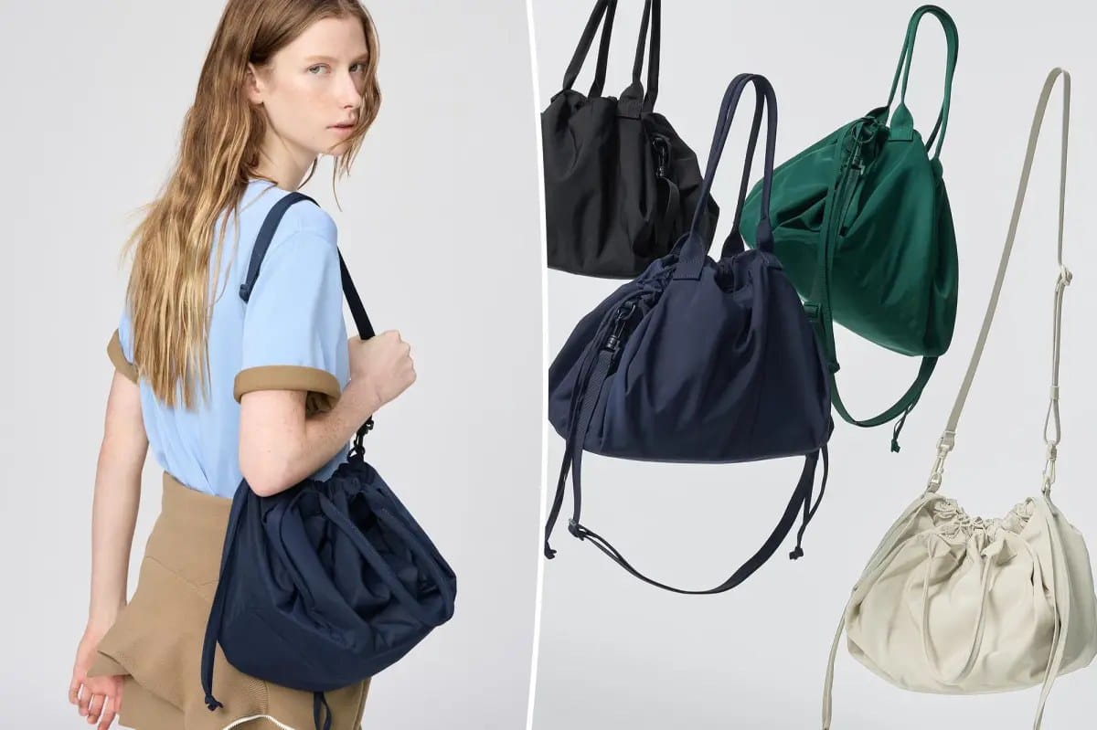 Clare Waight Keller designs chic $40 drawstring bag for Uniqlo — Pagesix