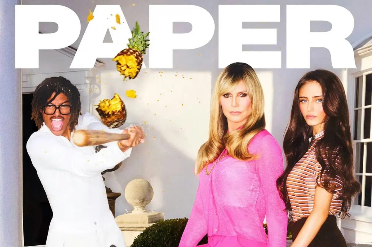 Heidi Klum and her model children pose together for first family magazine cover — Pagesix