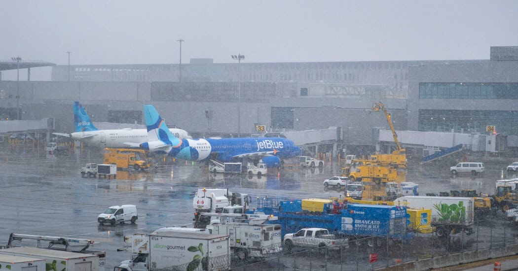 Airlines add flights after Northeast storm forces thousands of cancellations — NYT > Travel
