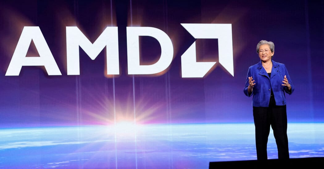 AMD Strikes Chips-for-Stock Deal With Meta to Challenge Nvidia — NYT > Technology